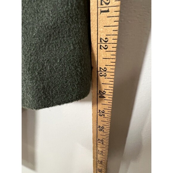 LL Bean Classic Lambswool Polo Coat Three-Quarter Women 20 Petite Bellandi Italy - Picture 11 of 12